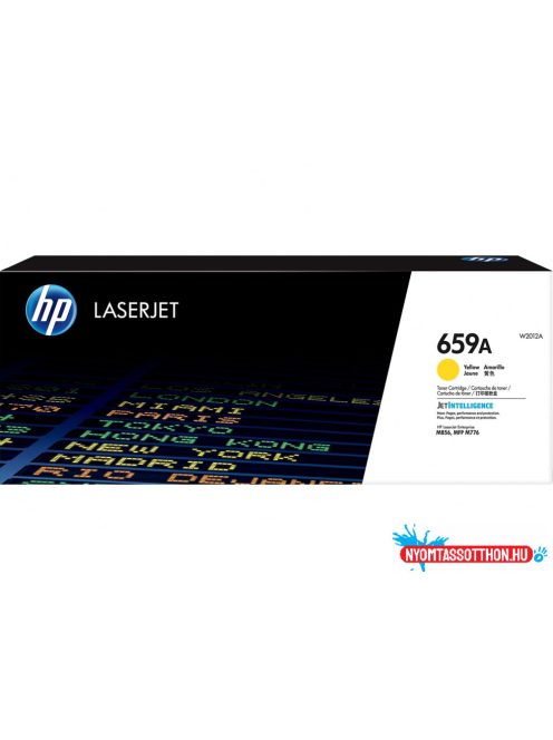 HP W2012A Toner Yellow 13.000 oldal kapacitás No.659