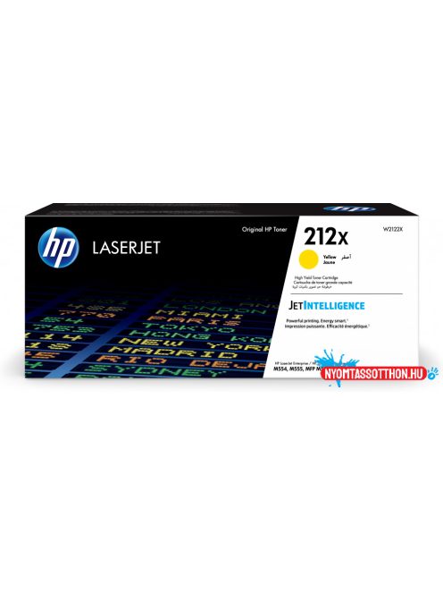 HP W2122X Toner Yellow 10.000 oldal kapacitás No.212X