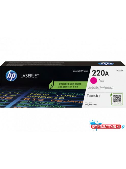 HP W2203A Toner Magenta 1.800 oldal kapacitás No.220A