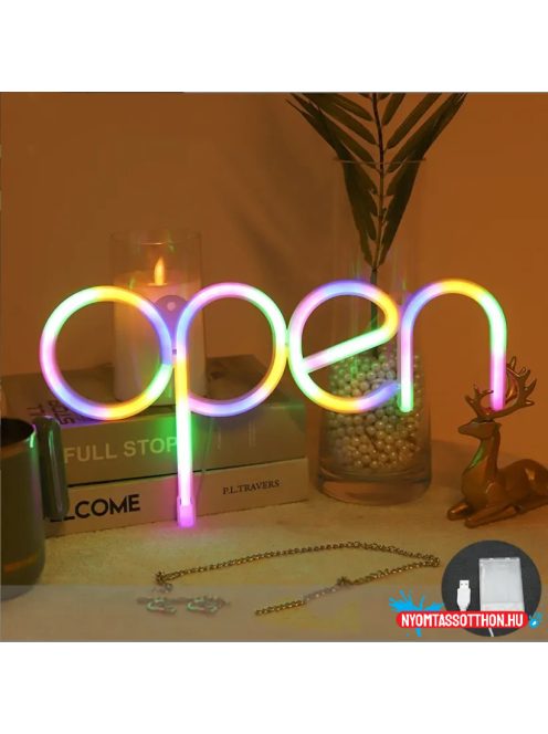 Fali LED-es neon világítás (open)